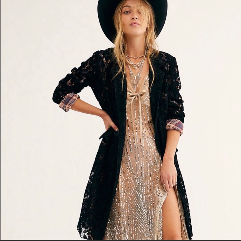 ISO**** not for sale **** Lace and Flannel Coat